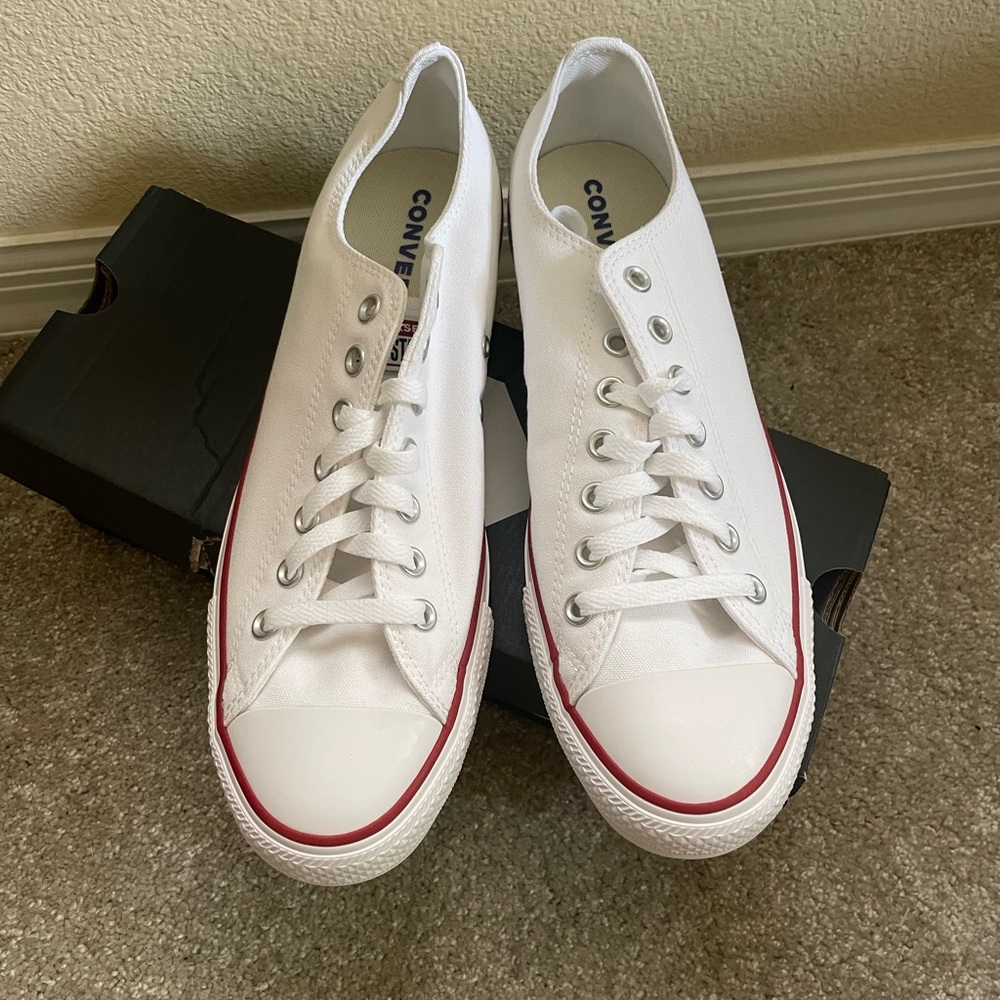 Converse White Low-Top Sneakers